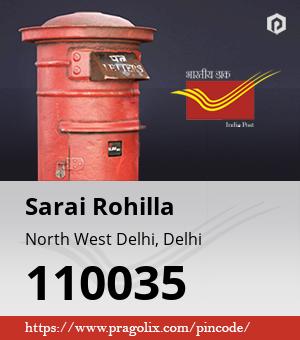 Sarai Rohilla Post office