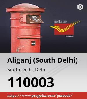 Aliganj (South Delhi) Post office