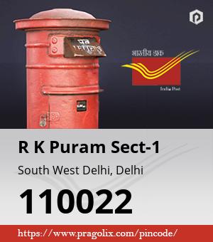 R K Puram Sect-1 Post office