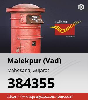 Malekpur (Vad) Post office