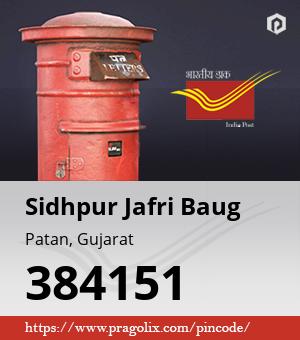 Sidhpur Jafri Baug Post office