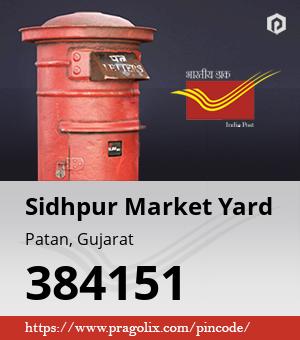 Sidhpur Market Yard Post office