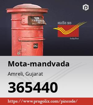 Mota-mandvada Post office