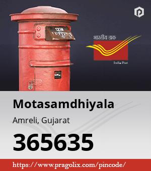 Motasamdhiyala Post office