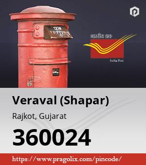 Veraval (Shapar) Post office