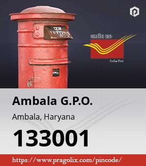 Ambala G.P.O. Post office