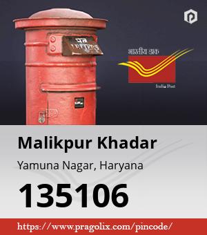 Malikpur Khadar Post office