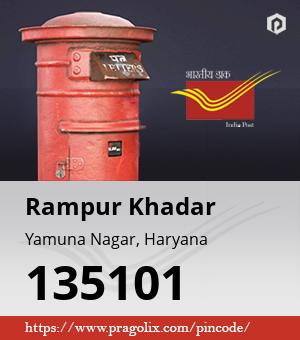 Rampur Khadar Post office