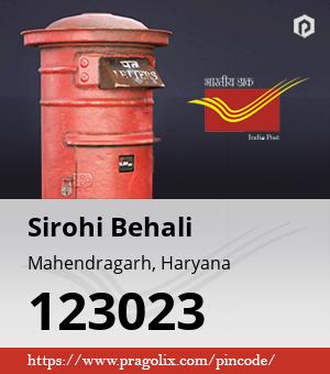 Sirohi Behali Post office