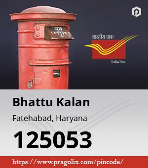 Bhattu Kalan Post office