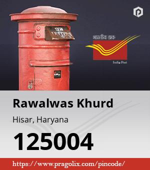 Rawalwas Khurd Post office