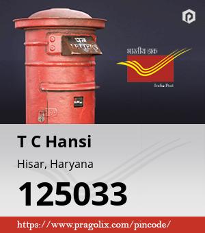 T C Hansi Post office