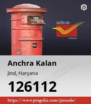 Anchra Kalan Post office