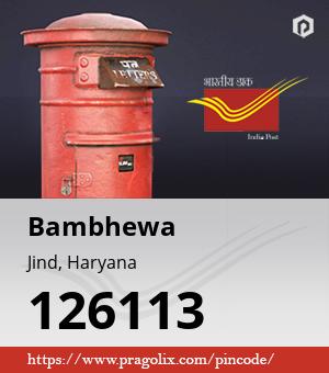 Bambhewa Post office