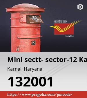 Mini sectt- sector-12 Kanral Post office