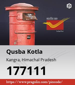 Qusba Kotla Post office