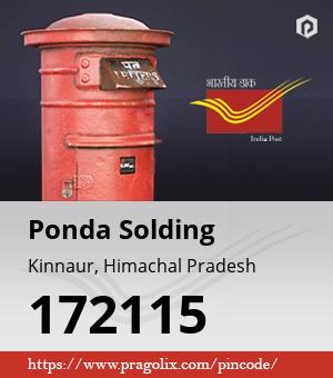 Ponda Solding Post office