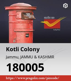 Kotli Colony Post office