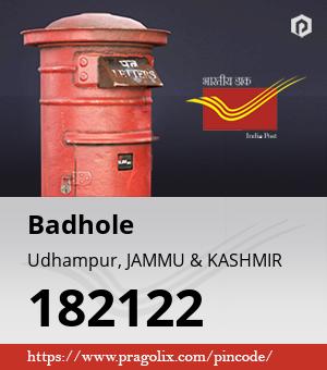 Badhole Post office