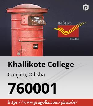 Khallikote College Post office