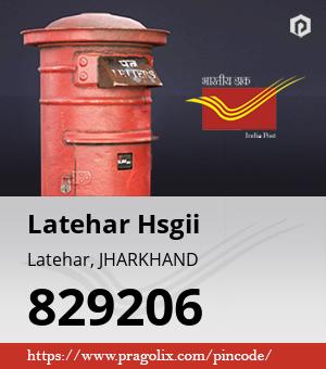 Latehar Hsgii Post office