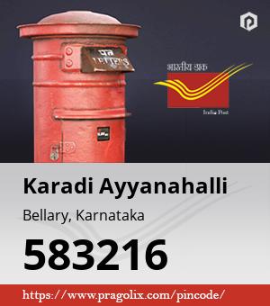 Karadi Ayyanahalli Post office