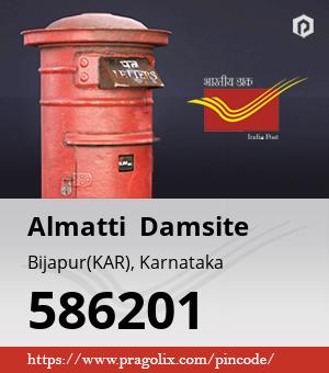 Almatti  Damsite Post office