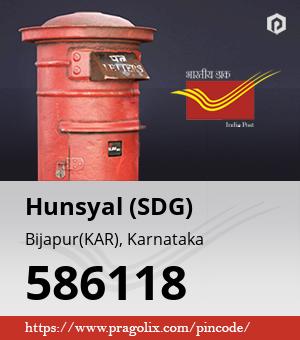 Hunsyal (SDG) Post office