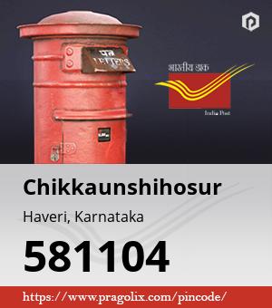 Chikkaunshihosur Post office