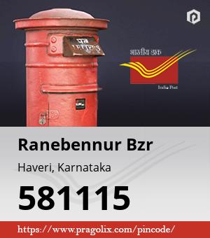 Ranebennur Bzr Post office