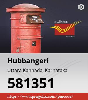 Hubbangeri Post office