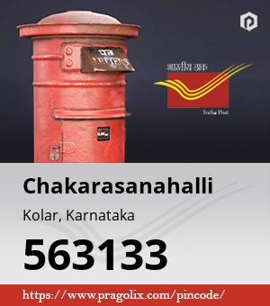 Chakarasanahalli Post office