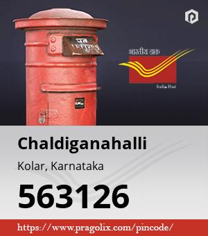 Chaldiganahalli Post office
