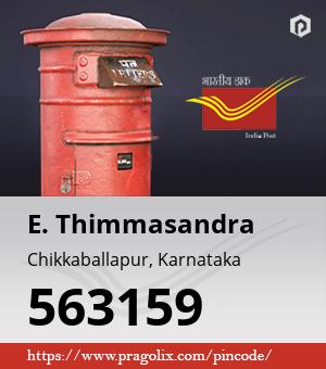 E. Thimmasandra Post office