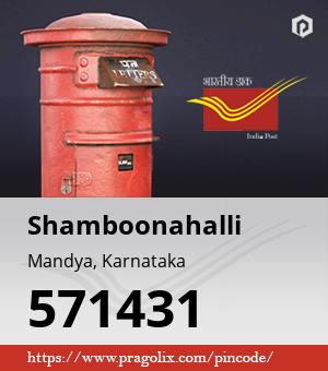 Shamboonahalli Post office