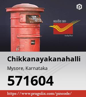 Chikkanayakanahalli Post office