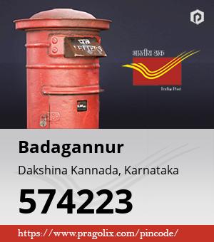 Badagannur Post office