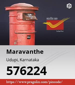 Maravanthe Post office