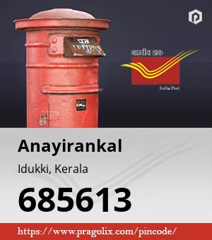 Anayirankal Post office