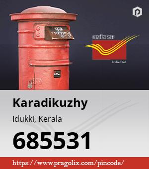 Karadikuzhy Post office
