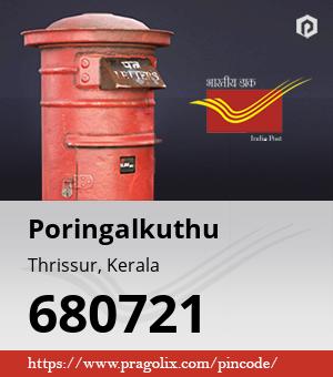 Poringalkuthu Post office