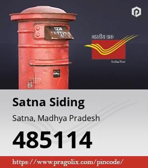 Satna Siding Post office