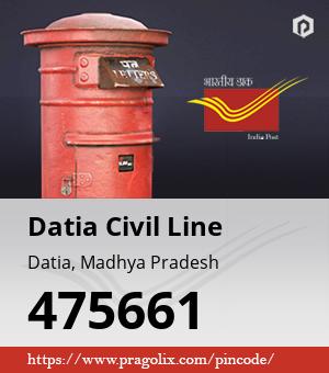 Datia Civil Line Post office