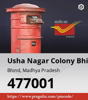 Usha Nagar Colony Bhind Post office