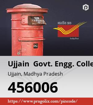 Ujjain  Govt. Engg. CollegeB.O Post office