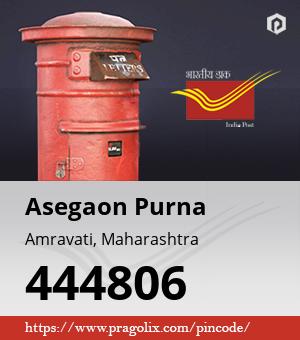 Asegaon Purna Post office