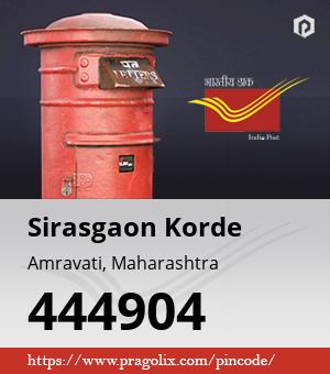Sirasgaon Korde Post office