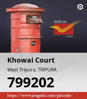 Khowai Court Post office