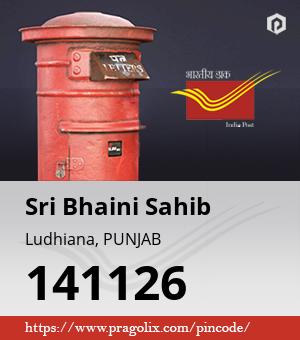 Sri Bhaini Sahib Post office