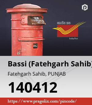 Bassi (Fatehgarh Sahib) Post office